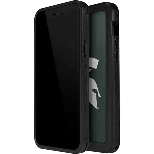 Michigan State University Spartans Logo iPhone 15 Waterproof Case