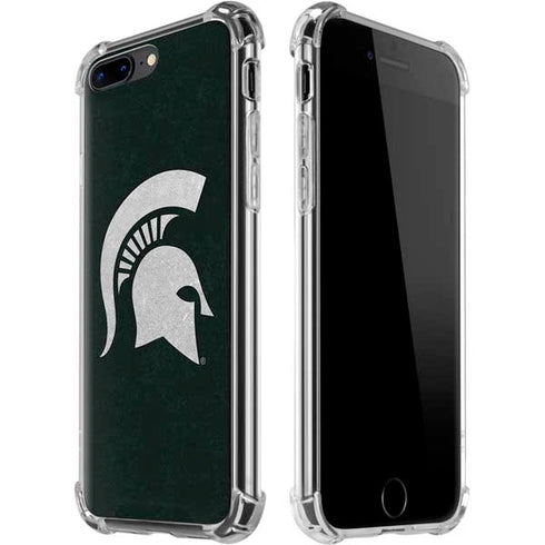 Michigan State University Spartans Logo iPhone 7/8 Plus Clear Case