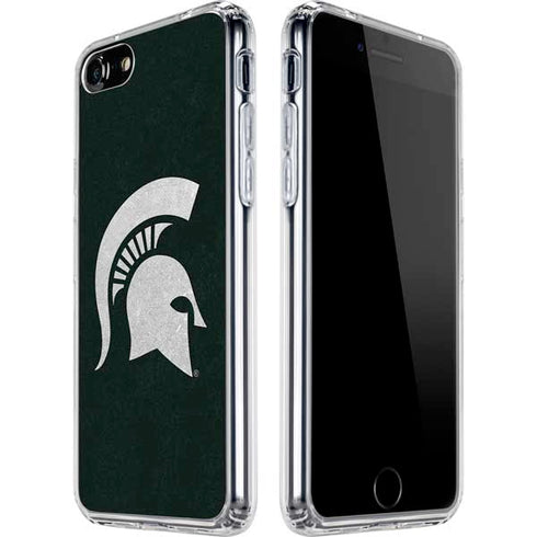 Michigan State University Spartans Logo iPhone SE (2nd & 3rd Gen) Clear Case