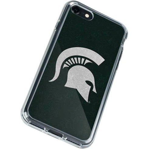 Michigan State University Spartans Logo iPhone SE (2nd & 3rd Gen) Clear Case