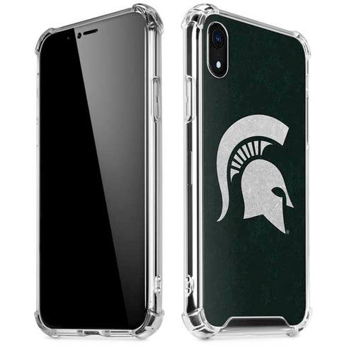 Michigan State University Spartans Logo iPhone XR Clear Case
