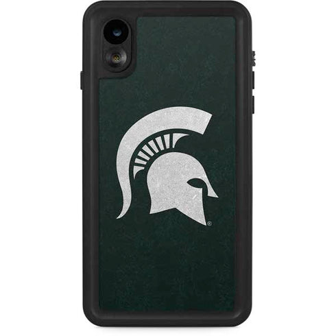 Michigan State University Spartans Logo iPhone XR Waterproof Case