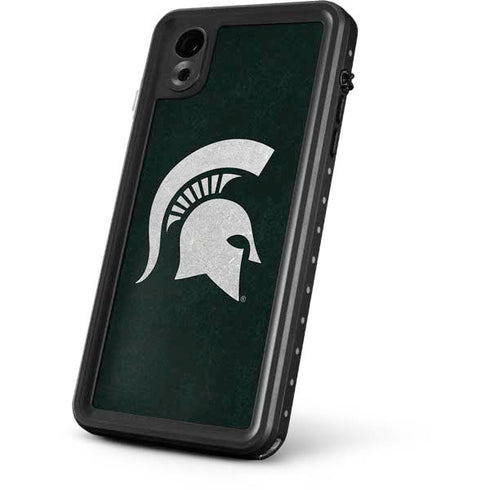 Michigan State University Spartans Logo iPhone XR Waterproof Case