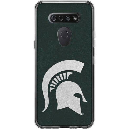 Michigan State University Spartans Logo LG K51/Q51 Clear Case