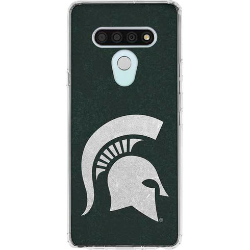 Michigan State University Spartans Logo LG Stylo 6 Clear Case