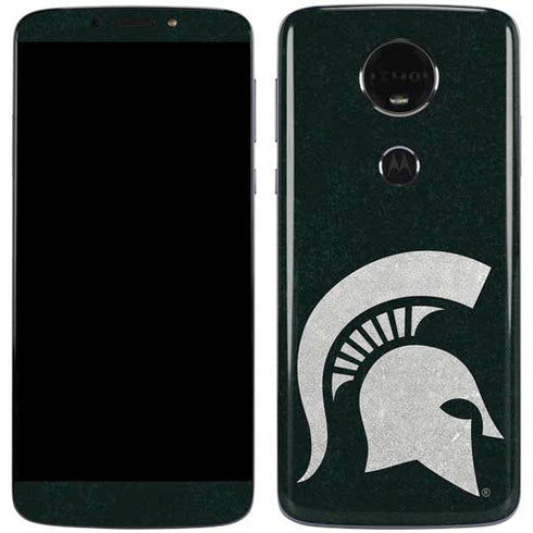 Michigan State University Spartans Logo Moto E5 Plus Skin