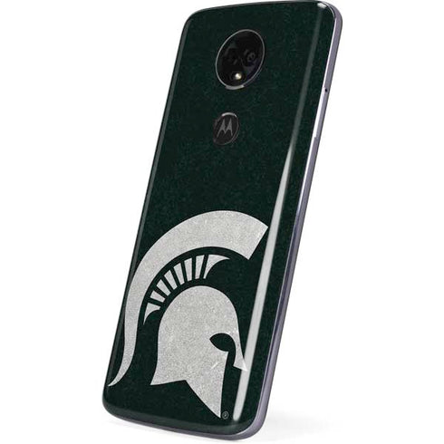 Michigan State University Spartans Logo Moto E5 Plus Skin