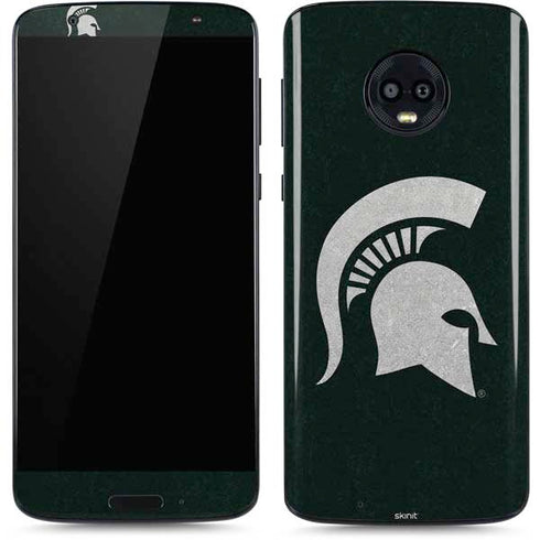 Michigan State University Spartans Logo Moto G6 Skin