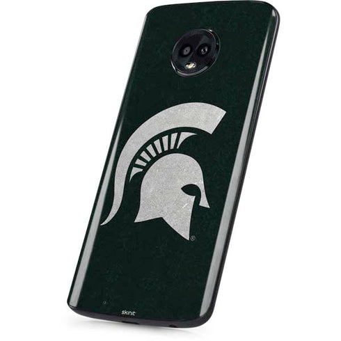 Michigan State University Spartans Logo Moto G6 Skin