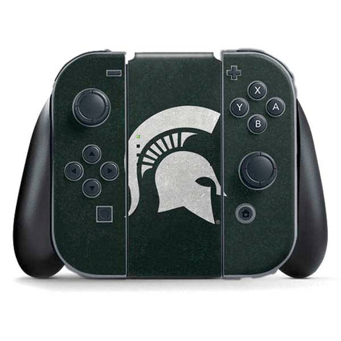 Michigan State University Spartans Logo Nintendo Switch (2017-2021) Joy-Con Controller Skin