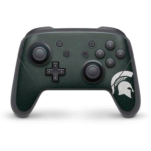 Michigan State University Spartans Logo Nintendo Switch Pro Controller Skin