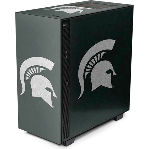 Michigan State University Spartans Logo NZXT H510 Compact ATX Mid-Tower Case Skin