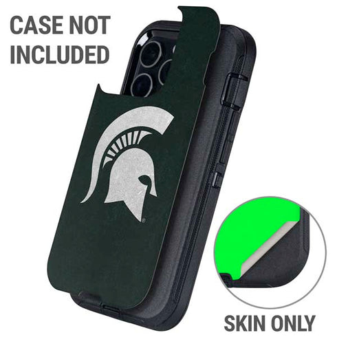 Michigan State University Spartans Logo Otterbox Defender iPhone Skin