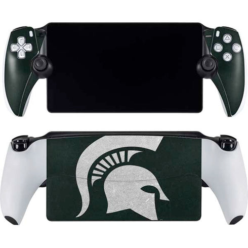Michigan State University Spartans Logo PlayStation Portal Remote Player Skin