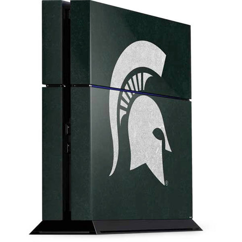 Michigan State University Spartans Logo PS4 Console Skin