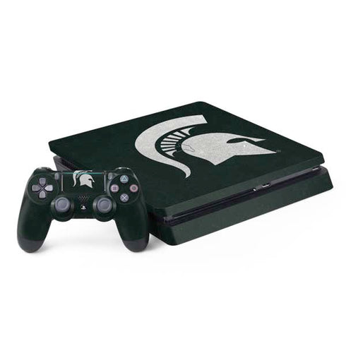 Michigan State University Spartans Logo PS4 Slim Bundle Skin