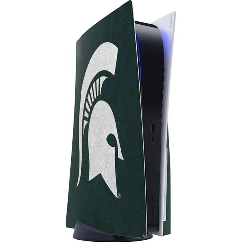 Michigan State University Spartans Logo PS5 Console Skin