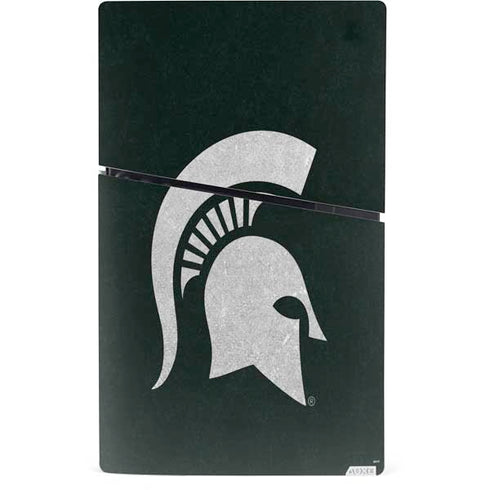 Michigan State University Spartans Logo PS5 Slim Digital Edition Bundle Skin