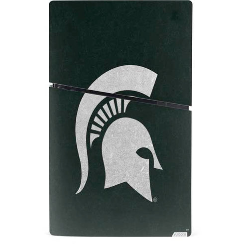 Michigan State University Spartans Logo PS5 Slim Digital Edition Console Skin