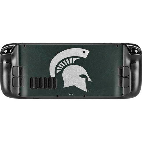 Michigan State University Spartans Logo Steam Deck Handheld Gaming Computer Skin