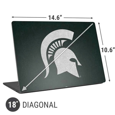 Michigan State University Spartans Logo Universal Laptop 18in (14.6 x 10.6in) Skin