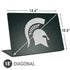Michigan State University Spartans Logo Universal Laptop 18in (14.6 x 10.6in) Skin