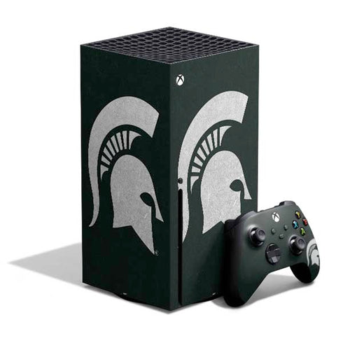 Michigan State University Spartans Logo Xbox Series X Bundle Skin