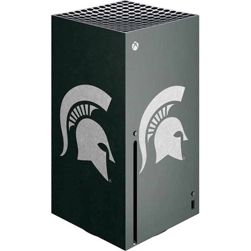 Michigan State University Spartans Logo Xbox Series X Console Skin