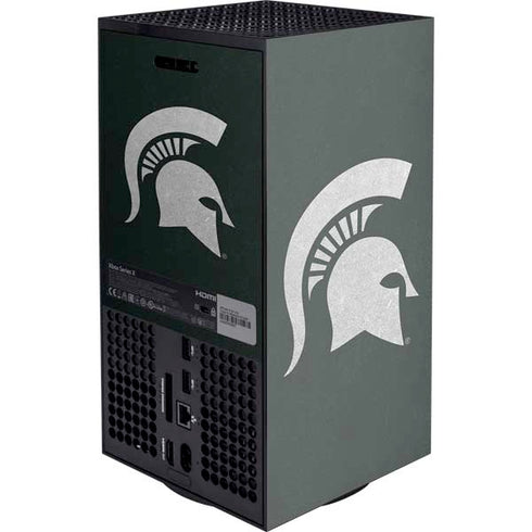 Michigan State University Spartans Logo Xbox Series X Console Skin