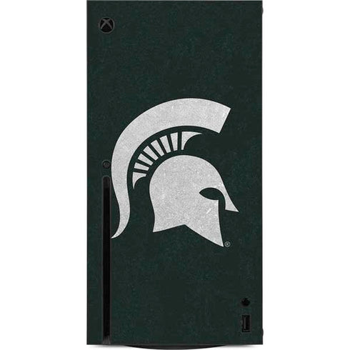 Michigan State University Spartans Logo Xbox Series X Console Skin