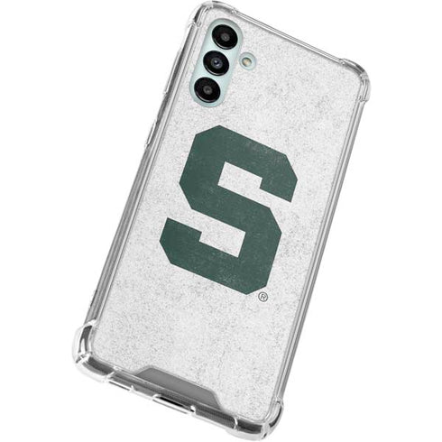 Michigan State University Spartans Mean Green S Galaxy A13 5G Clear Case