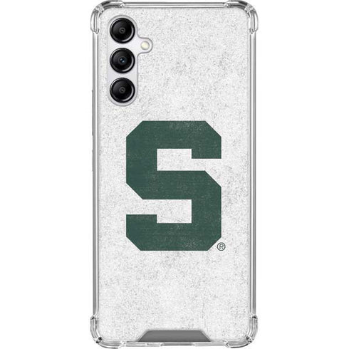 Michigan State University Spartans Mean Green S Galaxy A14 5G Clear Case