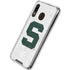 Michigan State University Spartans Mean Green S Galaxy A30 Clear Case