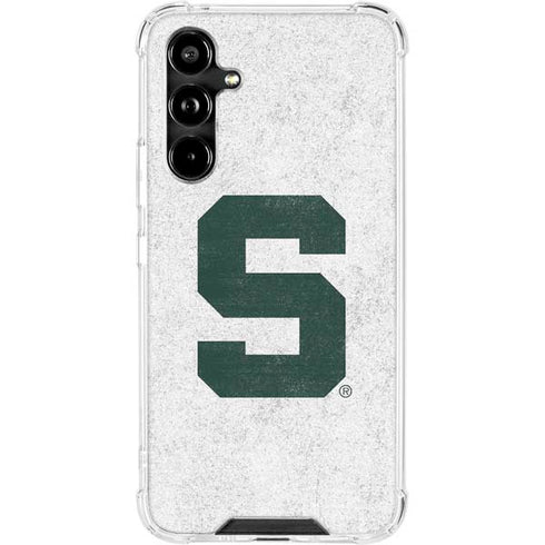Michigan State University Spartans Mean Green S Galaxy A54 5G Clear Case