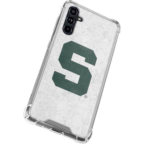 Michigan State University Spartans Mean Green S Galaxy A54 5G Clear Case