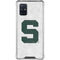 Michigan State University Spartans Mean Green S Galaxy A71 5G Clear Case