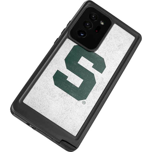 Michigan State University Spartans Mean Green S Galaxy Note20 Ultra 5G Waterproof Case