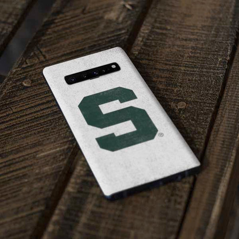 Michigan State University Spartans Mean Green S Galaxy S10 Plus Skin