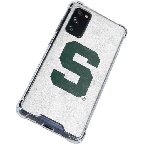 Michigan State University Spartans Mean Green S Galaxy S20 FE Clear Case