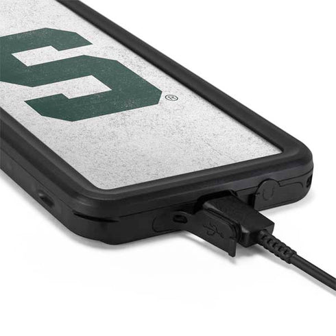 Michigan State University Spartans Mean Green S Galaxy S20 Plus Waterproof Case