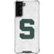 Michigan State University Spartans Mean Green S Galaxy S21 FE Clear Case