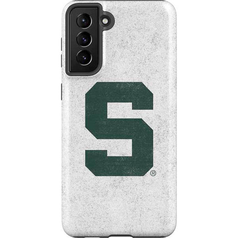 Michigan State University Spartans Mean Green S Galaxy S21 FE Pro Case
