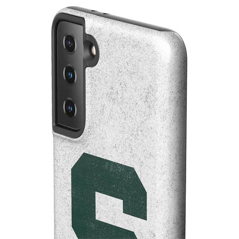 Michigan State University Spartans Mean Green S Galaxy S21 FE Pro Case