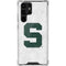 Michigan State University Spartans Mean Green S Galaxy S22 Ultra Clear Case
