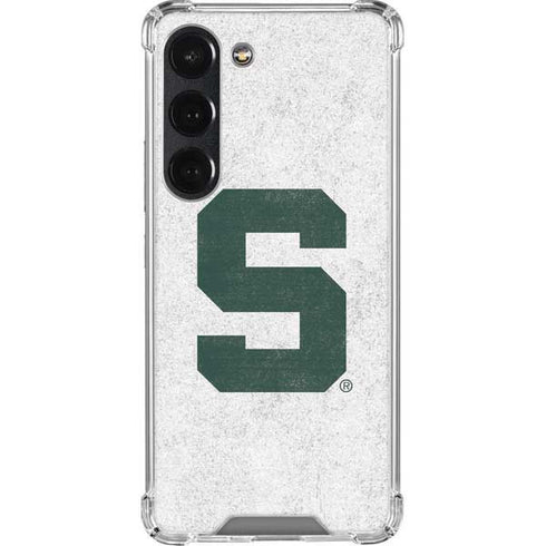 Michigan State University Spartans Mean Green S Galaxy S23 Clear Case