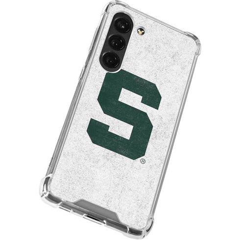 Michigan State University Spartans Mean Green S Galaxy S23 Clear Case