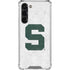 Michigan State University Spartans Mean Green S Galaxy S23 Plus Clear Case