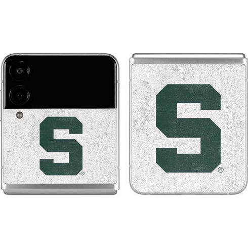 Michigan State University Spartans Mean Green S Galaxy Z Flip4 5G Skin