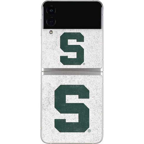 Michigan State University Spartans Mean Green S Galaxy Z Flip4 5G Skin
