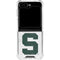 Michigan State University Spartans Mean Green S Galaxy Z Flip5 5G Clear Case